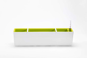 Donice samonawadniające prostokątne Urbalive Berberis 80 x 20 cm biały