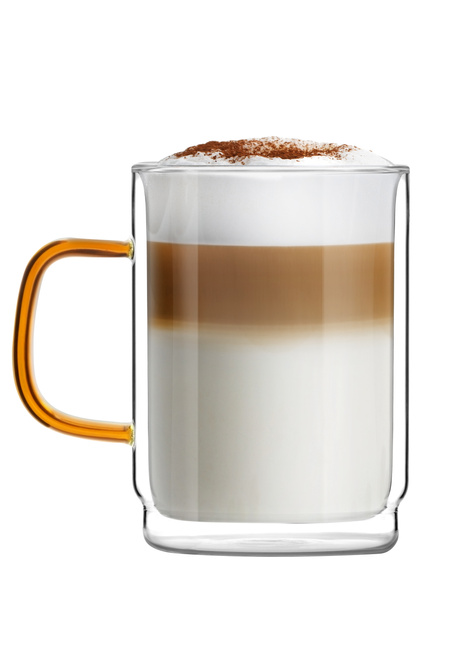 Komplet 2 Szklanek Z Podwójną Ścianką Amber 350 Ml 8593 - Vialli Design