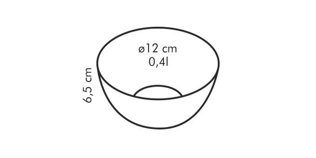 Szklana miska Giro 12 cm - Tescoma