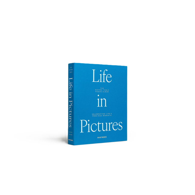 Album na zdjęcia Printworks Life in Pictures L, niebieski, 60 stron 28 x 21 cm