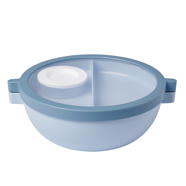 Miska lunch box Vita 1500 ml z pokrywką i pojemnikami Bento Nordic blue Mepal