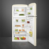 Smeg - Chłodziarko-zamrażarka FAB50RCR5 50'S STYLE - Cream