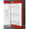 Smeg - Chłodziarko-zamrażarka FAB10RRD6 50'S STYLE - czerwony