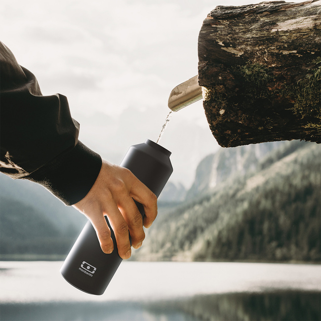 Monbento Steel Butelka Termiczna 0,5l Black Onyx