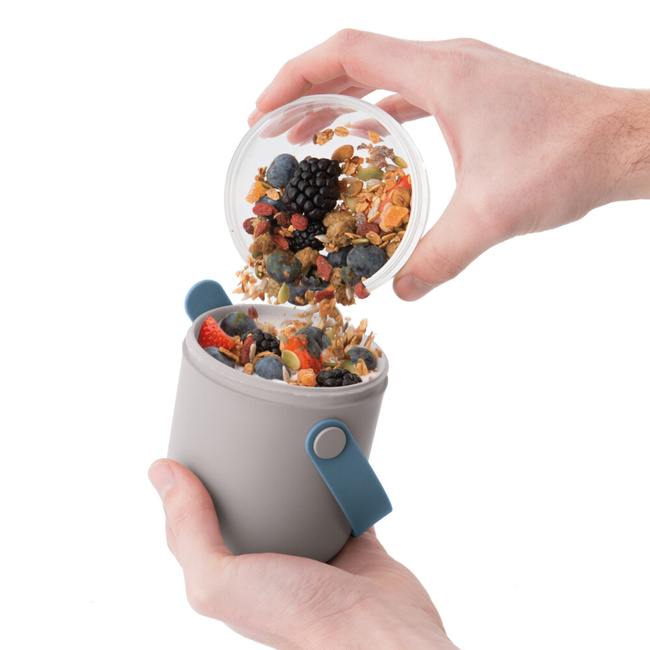 Leo Podwójny Pojemnik Obiadowy, Szary - Berghoff