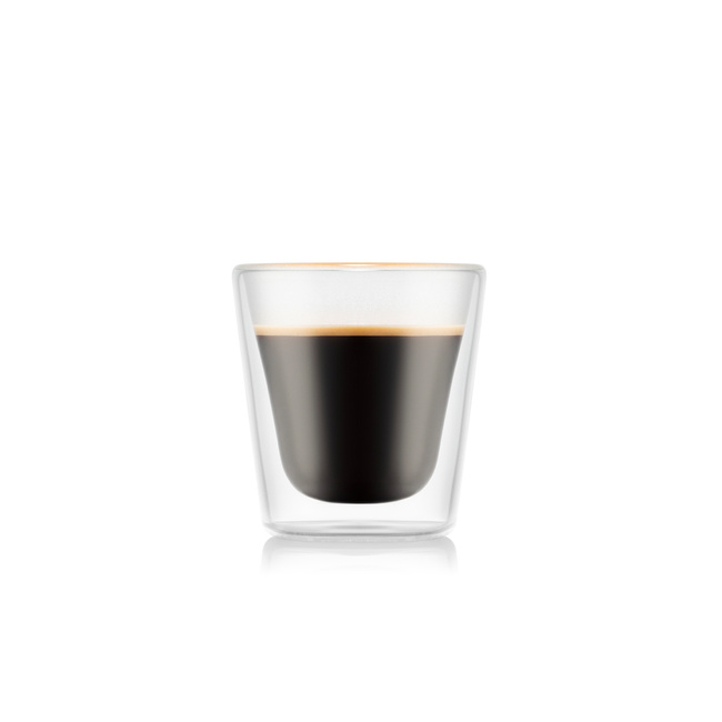 Szklanki z podwójną ścianką Canteen 100 ml 2 szt. transparent