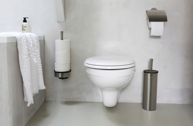 Zasobnik papieru toaletowego mocowany do ściany - Brabantia