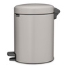 Kosz pedałowy Brabantia NewIcon 5 l, Soft Grey
