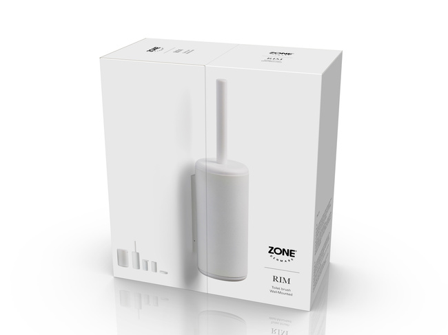 Szczotka Ścienna Do Wc Rim White 14486