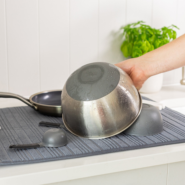 KitchenAid Mata do suszenia naczyń 2 szt charcoal grey