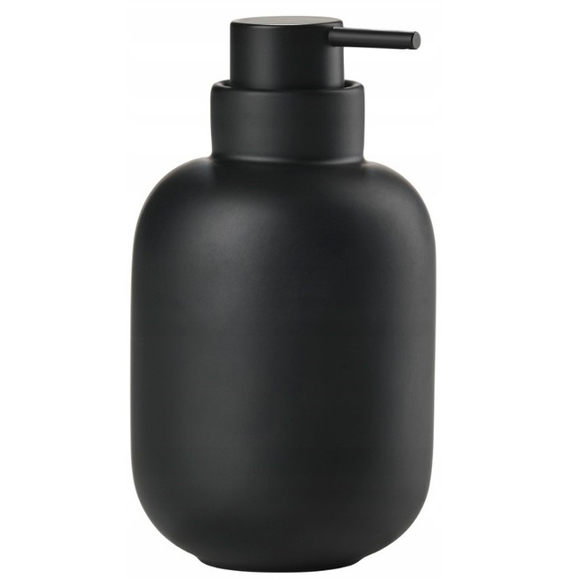 Dozownik do mydła Zone Denmark Sensu Black 300 ml, kamionka i ABS