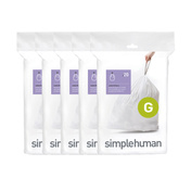 Worki na śmieci Simplehuman Custom Fit kod G, 30 l, 100 szt. (5 × 20)