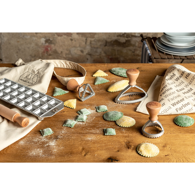 Zestaw Prezentowy Ravioli Marcato Like A Pro z Nożami i Książką Kucharską