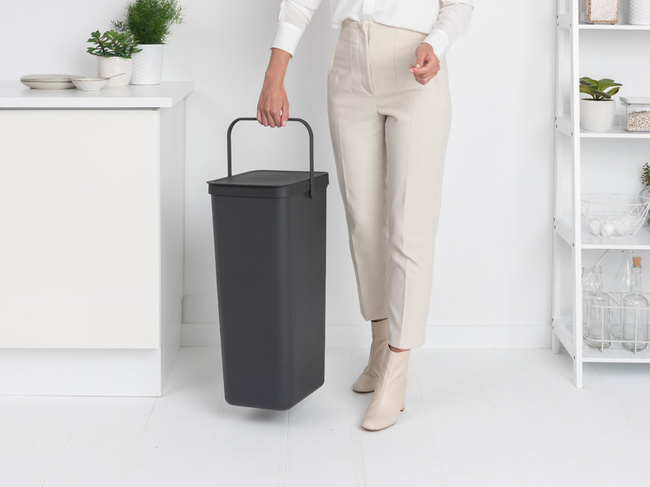 Kosz Sort&Go, 40L, szary - Brabantia