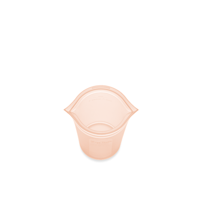 Pojemnik na przekąski S, Peach, Cups - Zip Top