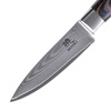 Shiori - 3-Set Chairo Shōto + Santoku + Sifu - zestaw trzech noży ze stali Damasceńskiej
