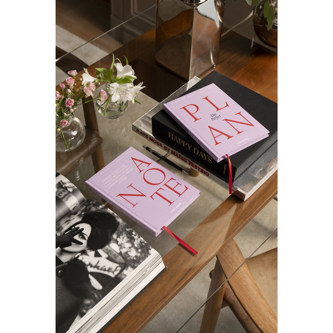 Notatnik Printworks Just a Note, fioletowy, w płóciennej oprawie, 15 x 21 cm