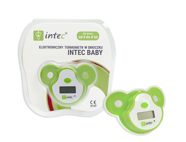 Termometr elektroniczny w smoczku Intec Baby