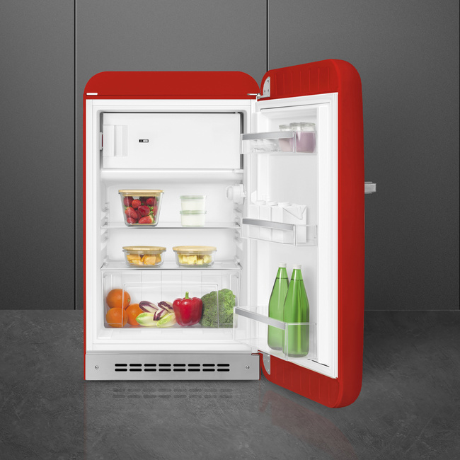 Smeg - Chłodziarko-zamrażarka FAB10RRD6 50'S STYLE - czerwony