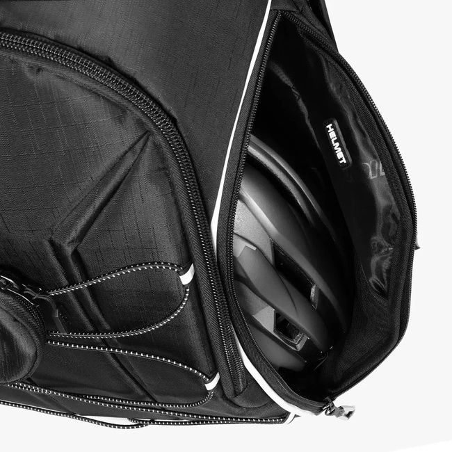 Plecak Scicon Sports Backpack Pro 35L, czarny, z komorą na buty i kask
