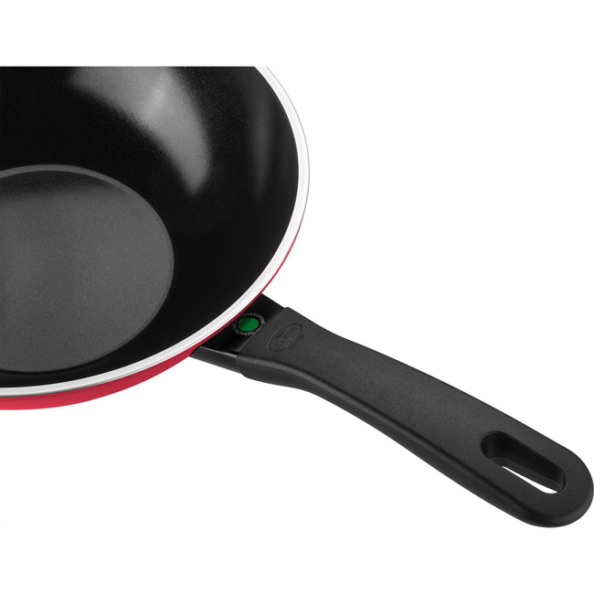 Wok 28 Cm Czerwony - Ballarini