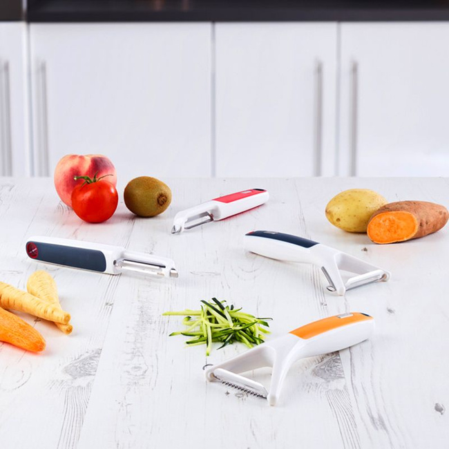 Obierak prosty do warzyw biały - Zyliss
