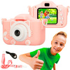 Extralink Kids Camera H27 Single Różowy - Aparat Cyfrowy - 1080p 30fps, Wyświetlacz 2.0"