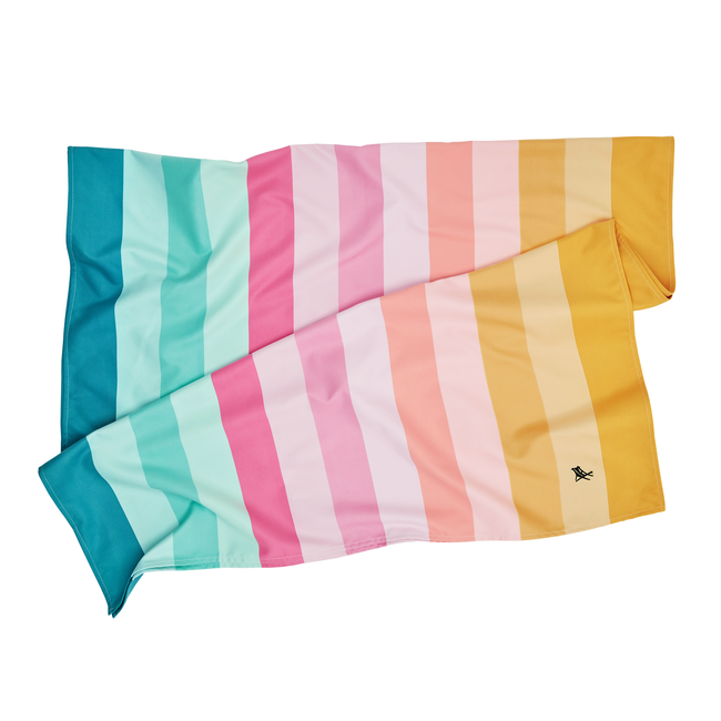 Ręcznik plażowy Dock & Bay Coastal Candy L 160 x 90 cm, szybkoschnący