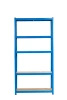Regał magazynowy metalowy Extralink EX.36790, 180x90x40 cm, niebieski, 5 półek