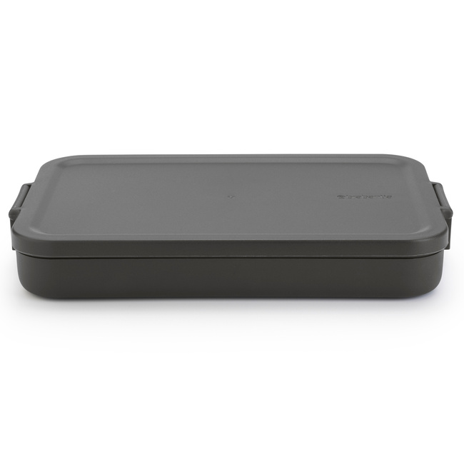 Płaski lunchbox Brabantia Make & Take 1,1 l, Dark Grey