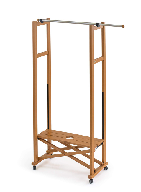 Arredamenti Elios Stojak na ubrania - 37 x 78 cm, Brązowy