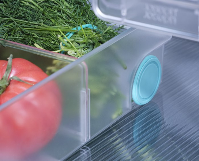 Pojemnik do lodówki Joseph Joseph FridgeStore XL z przegrodą, na kółkach