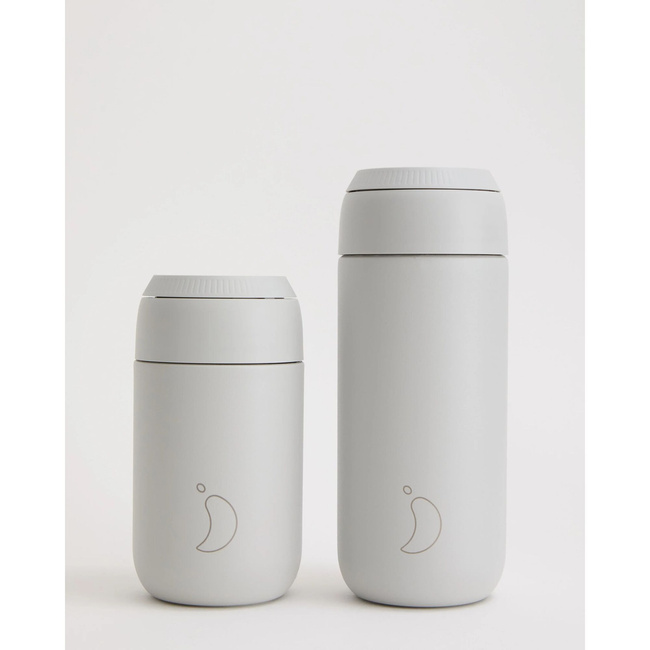 termiczne kubki do kawy 500 ml szary - Chilly's Bottles