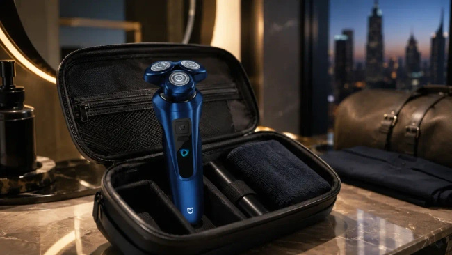 Golarka elektryczna Xiaomi Mijia Electric Shaver Pro Portable, srebrna, 3 głowice