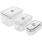 Fresh & Save Zestaw 3 Plastikowych Pojemników Prostokątnych - Zwilling