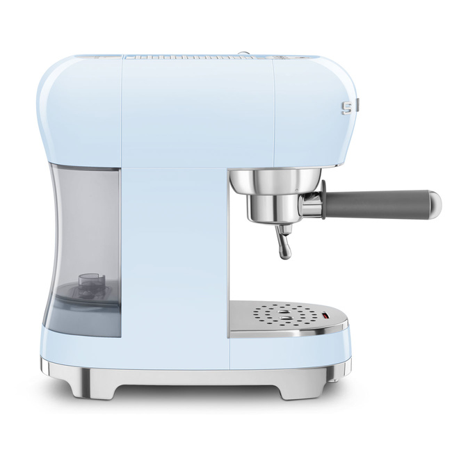 Smeg - Ekspres Do Kawy, Kolbowy SDA 50's Style ECF02PBEU Pastelowy Błękit.