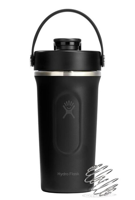 Shaker termiczny Hydro Flask Insulated Shaker Bottle 24 oz z kulką, czarny