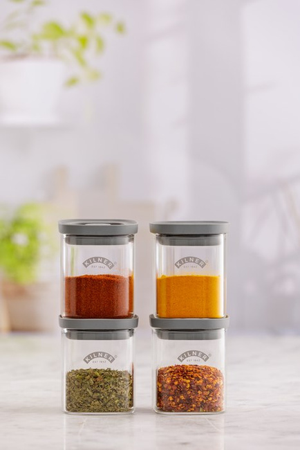 Zestaw 4 słoików na przyprawy Kilner Fresh Storage, 4 x 160 ml