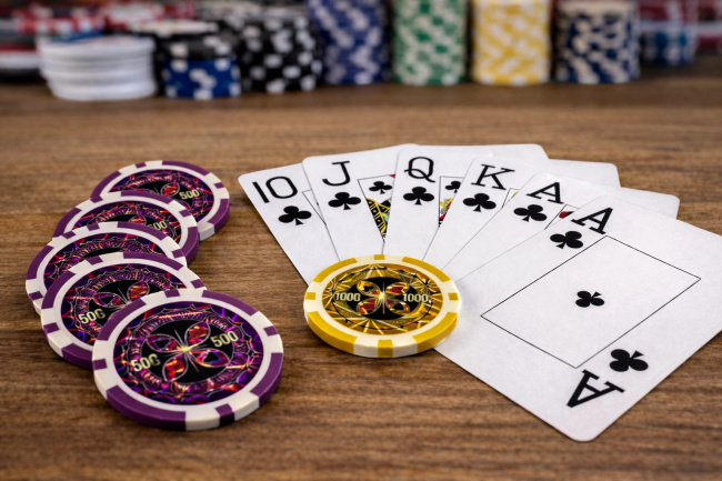 Extralink | Zestaw do pokera Premium | 300 żetonów, 2 talie, kości, walizka