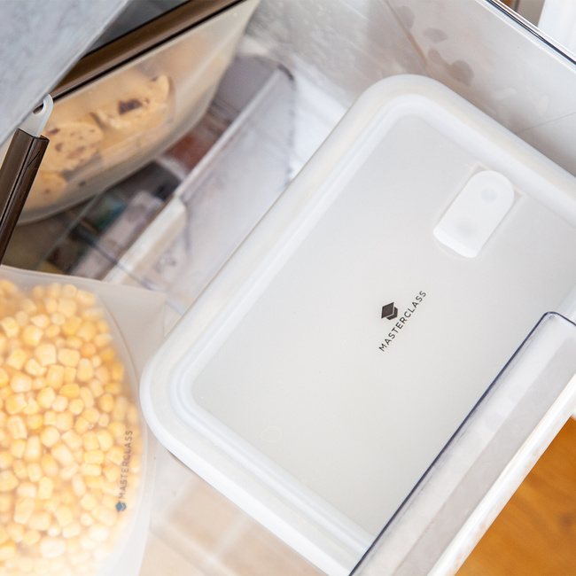 Pojemnik kuchenny ze stali nierdzewnej z pokrywką 2,7 l - Masterclass