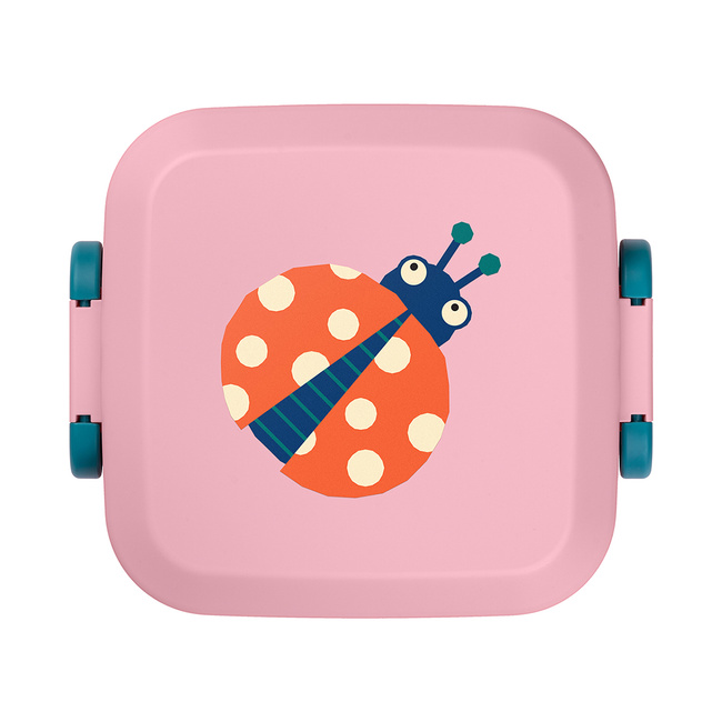 Lunchboxy dla dzieci Rikko Poppy Flamingo Ladybug - Amuse