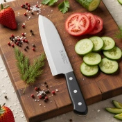 Nóż Santoku Henckels Zwilling 18 cm, stal molibdenowo-wanadowa, rękojeść POM