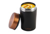 Termos obiadowy 500ml Fuori czarny Rose gold 28067 - Vialli design