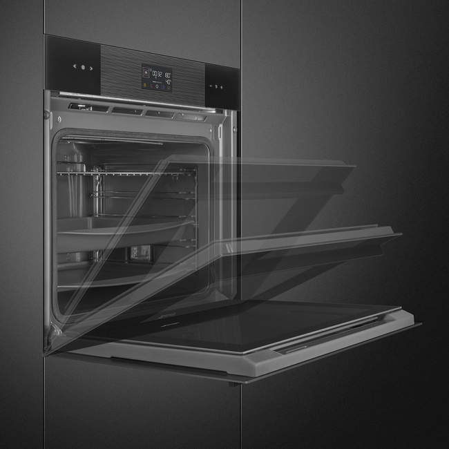 Smeg - Piekarnik, 60 Cm, Linea, Czarny Linea Sop6102S2Pb3 Czarny