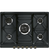 Smeg - Płyta gazowa, 70 cm, Cortina, SR775AO CORTINA - antracyt