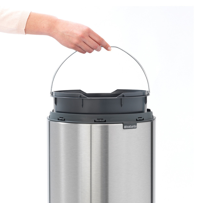 Kosz na śmieci Brabantia Touch Bin New 30 l, stal matowa FPP