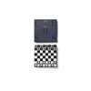 Szachy Printworks Art of Chess, drewniane figury, plansza z akrylem, czarno-srebrne