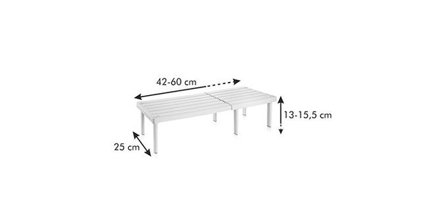 Półka regulowana Flexispace 420 - 600 mm - Tescoma