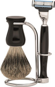 Zestaw do golenia pędzel + maszynka barcelona mach-3 - erbe solingen