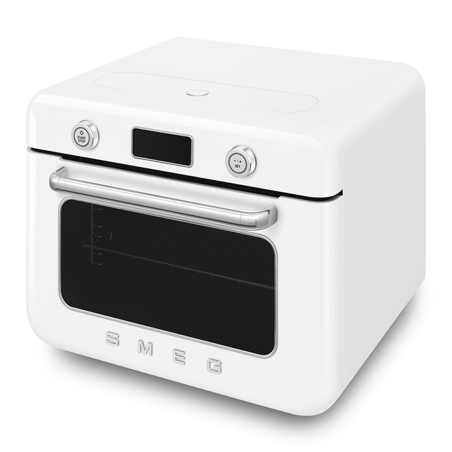 Smeg - Piekarnik nablatowy z funkcją pary COF01WHEU 50's Style - White